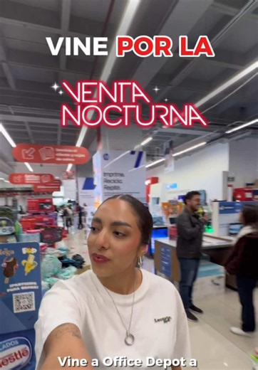 La Venta Nocturna de Office Depot llegó justo a tiempo para terminar mis compras de regreso a clases. 🎒💻✨ Y ojo con este hack 👀: en compras desde $10,999 puedes elegir entre tres regalos: una pantalla de 43” un cupón de $3,000 o un kit con Alexa tablet Samsung (aplican restricciones). ✨ Yo me fui directo por el kit porque esa tablet para la escuela me cayó PERFECTO. 🤭 Aprovecha la Venta Nocturna del 26 al 28 de agosto, en tiendas Office Depot y en línea. Compra en: www.oficedepot.com.mx Vige