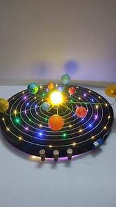 Solar system working model | Science project for exhibition #schoolproject #science #creativity #project #ideas #solarsystem | Aartifex Creation
