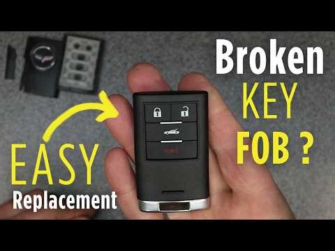 GM Factory KEY Fob Remote COVER ONLY Replacement - Corvette C6 (NO Programming! - Covers 2008-2013)