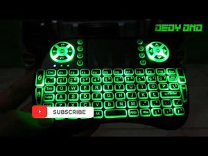 Cara menyalakan lampu keyboard mini | mini keyboard wireless