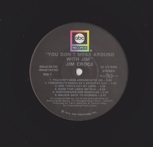 Jim Croce - You Don't Mess Around With Jim