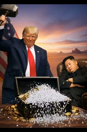 Trump hit the infinity Gauntlet and Kim Jong un laughing 🤣🤣🤣