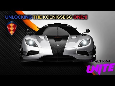 UNLOCKING THE KOENIGSEGG ONE: 1! | Asphalt legends unite