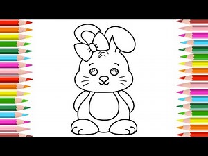 How to Draw a Happy Rabbit | Step-by-Step Rabbit Tutorial | Cute Bunny Drawing for Kids & Beginners