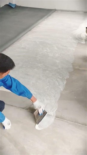 The process of installing carpet on the floor #shorts