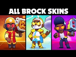 EVERY BROCK SKIN | Brawl Stars Skin Spotlight