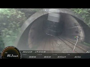 2021.12 台鐵 環島順行 gps參數 路程景 台北-台北 408次- 2次-122次