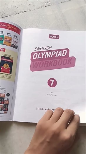 English Olympiad workbook (IEO) class 7 🥰😇