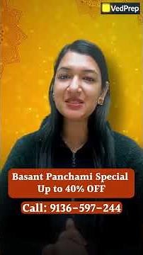 Basant Panchami Special 🔥 Get Up to 40% OFF | Limited Time Offer | VedPrep Biology Academy