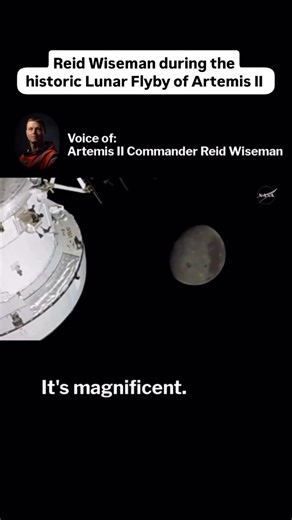 Reid Wiseman Takes Part in Historic Lunar Flyby Artemis ii Mission! #shorts #space #nasa #trending