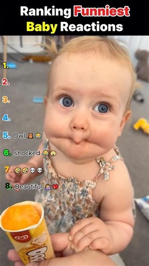 Ranking the Funniest Baby Reactions Ever 😭😂