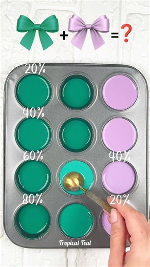 “Green × Lilac Blend Palette | Soft Pastel Mix Color Variations #colormixing #colormix #colorpalette