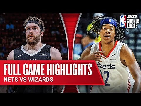 NETS vs WIZARDS | NBA SUMMER LEAGUE | FULL GAME HIGHLIGHTS | July 13, 2025