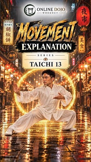 Relaxed Body Circle | Tai Chi 13 Movement Explanation #homeworkout #onlinedojoworkout #taichi