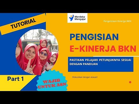 BARU!!!!! TUTORIAL PENGISIAN E KINERJA BKN
