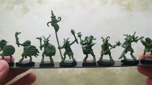 Our Cloven Beastkin pre-sale is now active for these latest Chaos Greens. (Snow Elves and Mountain Giant pre-sales are also still open at this time) https://satyrartstudio.com/ | Satyr Art Studio