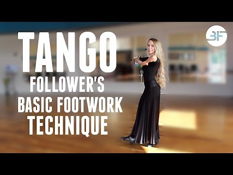 American Tango Basic Technique - Follower's Footwork Edition | Technique Tuesday (38)