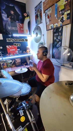 Thirty Seconds to Mars-Over My Head(Rui Bronze,Drum Cover)#drumcover #thirtysecondstomars #pop