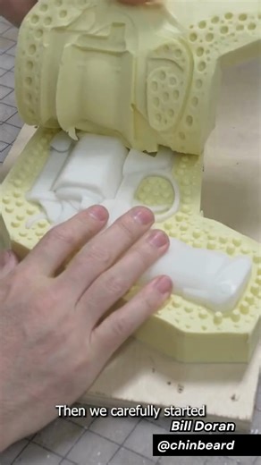 41K views · 483 reactions | Our friend, Bill Doran at Punished Props Academy just made a clean two-part mold for this 3D printed blaster using Mold Max 29NV low viscosity tin cure silicone! Work smarter, not harder with our 'NV' silicones. Designed for easier processing with no vacuum degassing required! See what Bill is using here: https://pulse.ly/qztn43uztu | Smooth-On | Facebook