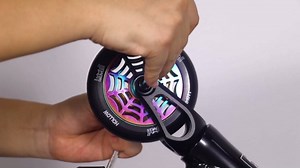 Limit Pro Scooter Wheel 110 x 24mm 2 Pcs 88A High Rebound PU and Metal Core ABEC-9 Bearings Installed for Most Professional Stunt Trick Scooter Wheels