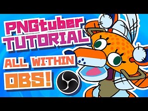Make a slightly fancy PNG tuber with just OBS!