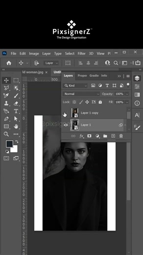 Mask Reveal Effect in Photoshop | Easy & Professional Tutorial #pixsignerz