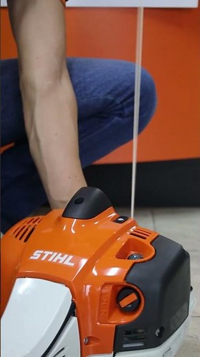 Starting the Stihl FS 460 #shorts