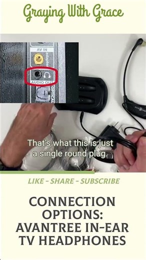 Connection Options: Avantree In-Ear TV Headphones