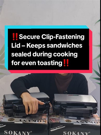 Sokany Sandwich Maker: Efficient & Fast Cooking