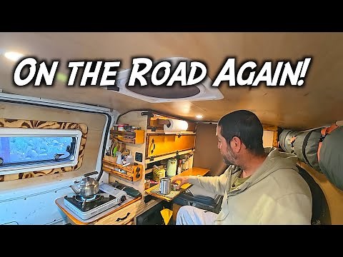On the Road Again! Astro Van Camper Ready to Roll!