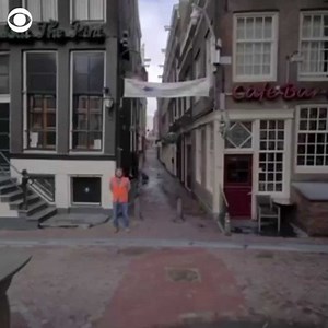 9.2K views · 97 reactions | Pedestrians in Amsterdam can now cross the world's first 3D-printed steel bridge. It was built by four industrial robots and it took six months to construct. | CBS News | Facebook