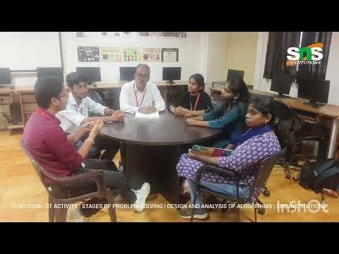DT ACTIVITY ON ALGORITHMIC PROBLEM SOLVING | DESIGN AND ANALYSIS OF ALGORITHMS | SNS INSTITUTIONS