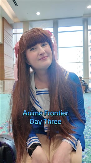 We had lots of fun on the last day of anime frontier and got to meet Laura Bailey. It was such a special day ✨ #animefrontier #tohruhonda #tohrucosplay #fruitsbasket #bestfriends