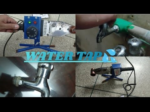 How to install water tap in PVC 32mm pipe