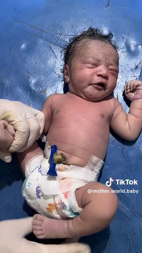 baby first 😭 cry#newborn #baby behavior #newborn | baby