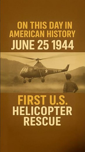 America’s First Combat Helicopter Lift | June 25, 1944