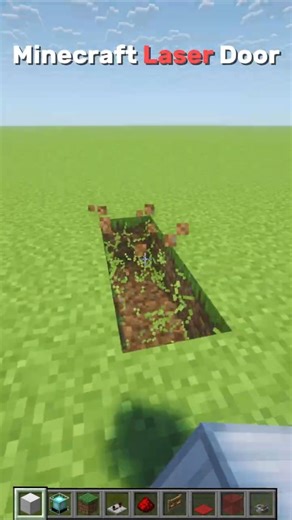 Laser Door Tutorial Minecraft #shorts #redstone #minecraft