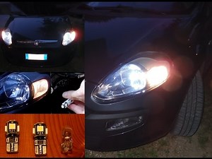 How to replace a headlight bulb on a Fiat Punto
