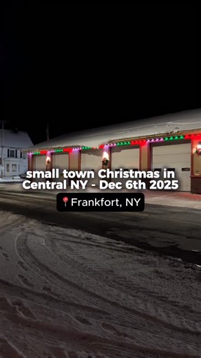 there’s nothing like small town Christmas magic in snowy Central NY 🎄♥️ • • #centralny #upstate #uticany #mohawkvalley #hyperlocal #frankfortny #mainstchristmas | Love Living Local 315
