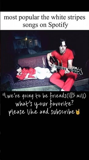 Top 5 most popular the white stripes songs on Spotify | seven nation army, icky thump… #rockband