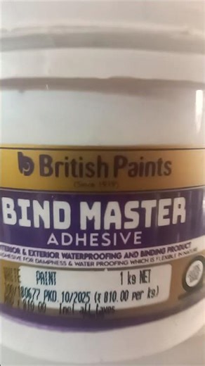 #BIND MASTER ADHESIVE #BRITISH PAINTS ( 1919 )