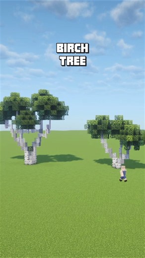 Building a Custom Birch Tree in Minecraft 🌳