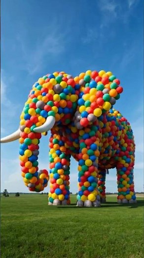 The Biggest Balloon Elephant Ever! 🎈🐘
