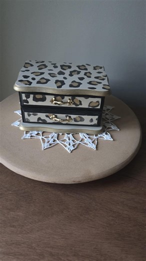 Leopard Print Jewelry Box - Etsy