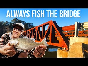 Always fish the bridge (Lake Purdy)