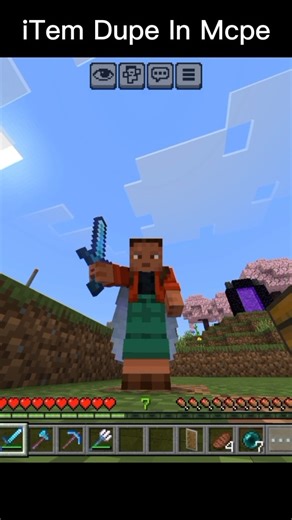 Item dupe in Mcpe | Minecraft | #minecraft