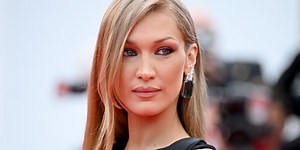 Bella Hadid Debuts Her Blondest Hair Transformation Yet While Dripping in Crystal Fringe