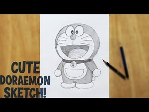 Cute Doraemon Pencil Sketch | Easy Step-by-Step Drawing for Beginners (Full Tutorial)
