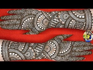 करवा चौथ 2020 special Stylish Easy Mehndi Design || Bridal Mehndi Design || Full Hand for front Hand