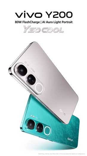Experience the new vivo Y200 with 80W FlashCharge, 4-Year Battery Health, 50-Month Smooth Experience, an Ultra Slim Design with IP64 Dust and Water Resistance. #vivoY200 #YSoCool | vivo